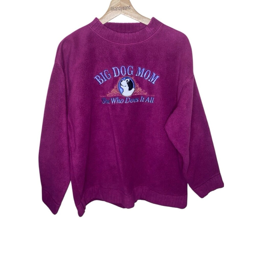 BIG DOGS Vintage Mom Fleece Sweatshirt